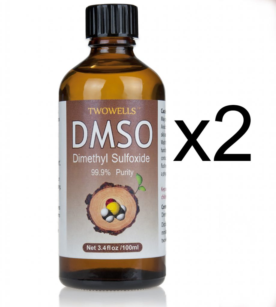 DMSO 2x100ml, Glass bottles Water Treatment Solutions